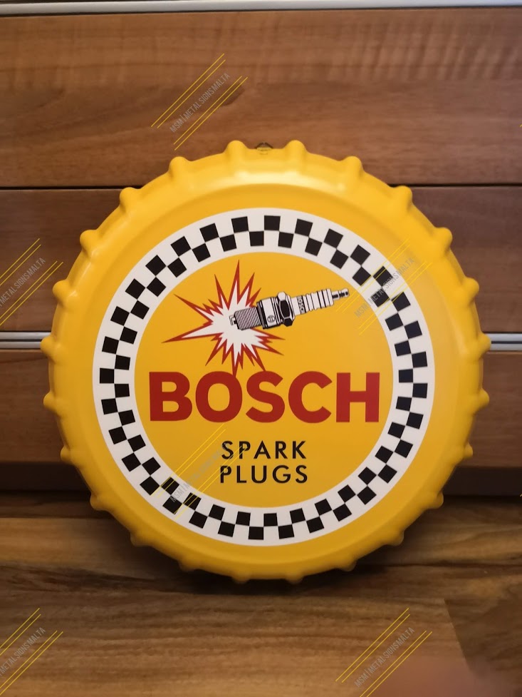 Bosch Spark Plugs Metal Signs Malta